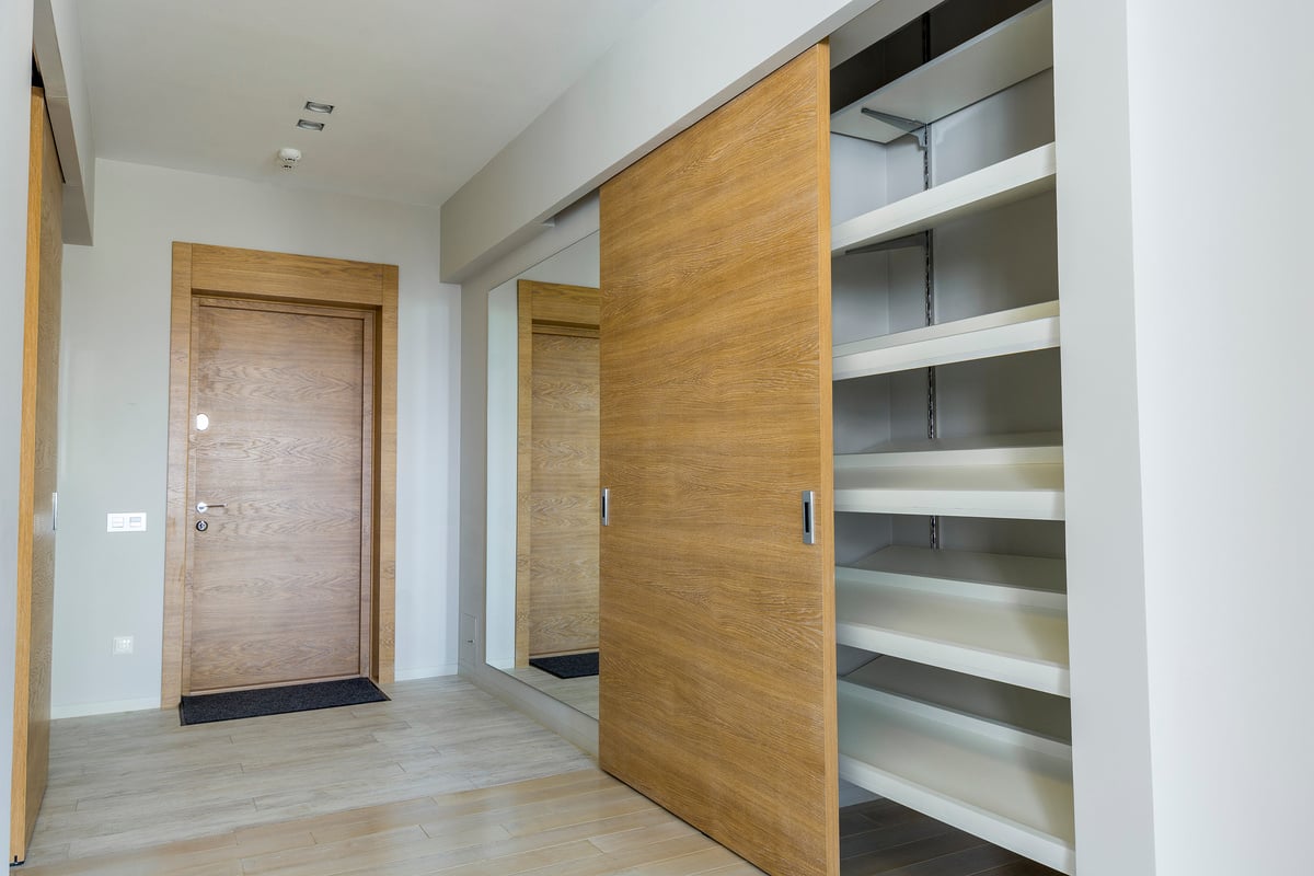 An Empty Walk-In Closet